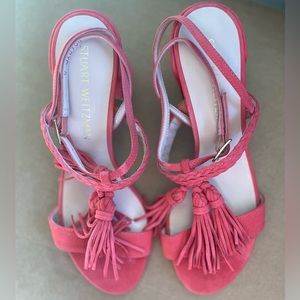Stuart Weitzman suede sandals